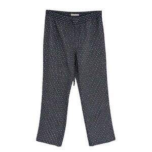 Talbots Floral High Rise Elastic Waist Drawstring Casual Pants